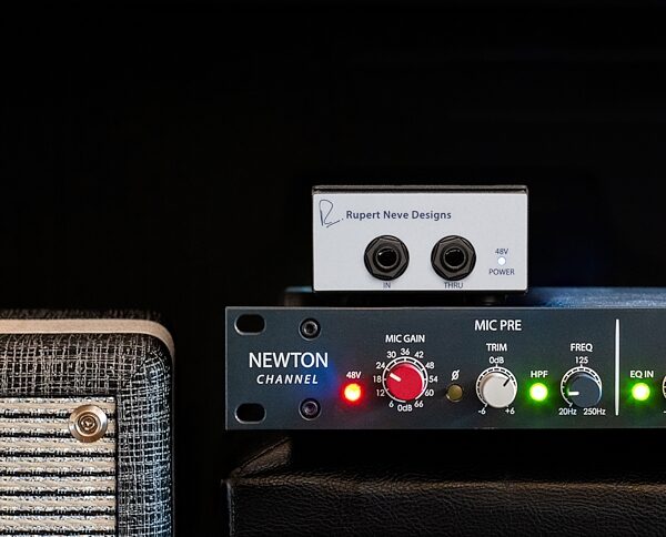 open zoom image for Rupert Neve Designs Newton Channel Microphone Preamp/EQ/Compressor, 5034, Bundle with RNDI-M, In Use