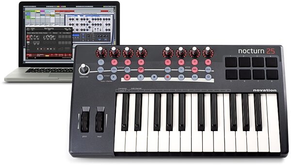 open zoom image for Novation Nocturn 25 25-Key USB MIDI Controller, Main