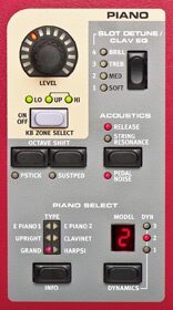 open zoom image for Nord Stage 2 SW73 Stage Piano (73-Key), Piano Panel