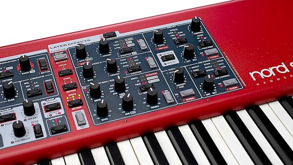 open zoom image for Nord Stage 4 88 Performance Keyboard, 88-Key, New, Action Position Back