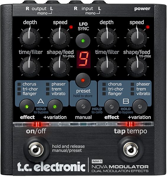 open zoom image for TC Electronic NM1 Nova Modulator Effect Pedal, Main