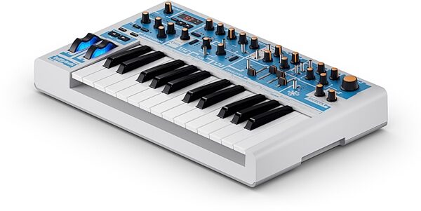 open zoom image for Novation Bass Station II Swifty Edition Analog Synthesizer Keyboard, New, Action Position Back