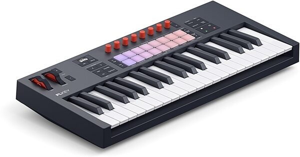 open zoom image for Novation FLkey 37 Mk2 USB MIDI Keyboard Controller, 37-Key, New, Action Position Back