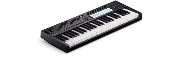 open zoom image for Novation Launchkey 49 MK4 USB MIDI Keyboard Controller, Black, Action Position Back