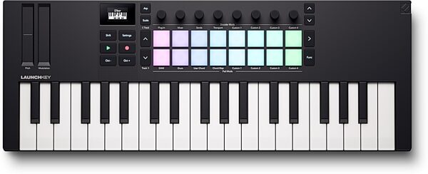 open zoom image for Novation Launchkey Mini 37 USB MIDI Keyboard Controller, Black, Action Position Back