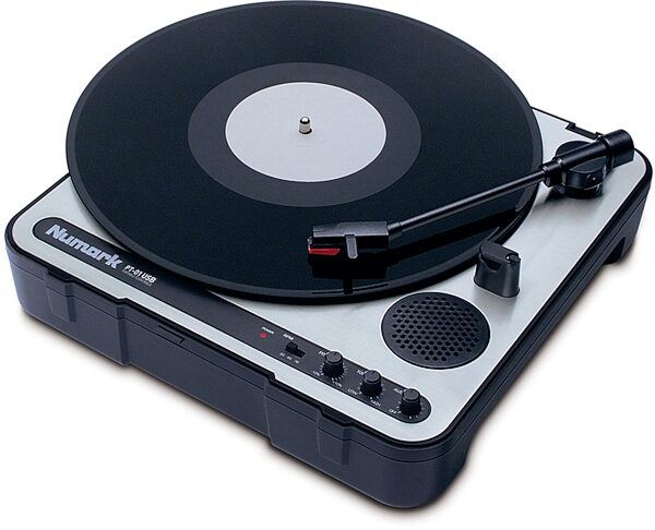 open zoom image for Numark PT01USB Portable DJ Turntable with USB, Main