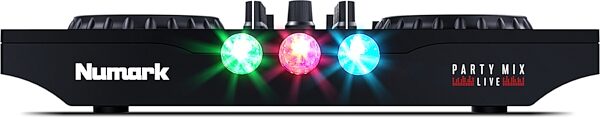 open zoom image for Numark Party Mix Live DJ Controller with Lights, New, Rear