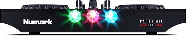 open zoom image for Numark Party Mix Live DJ Controller with Lights, New, Rear