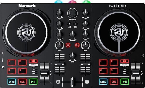 open zoom image for Numark Party Mix II DJ Controller with Light Show, New, Main