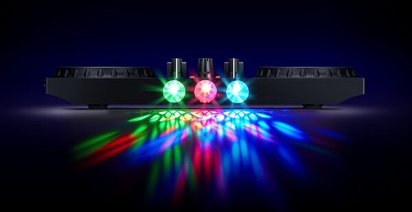 open zoom image for Numark Party Mix II DJ Controller with Light Show, New, Rear Lights