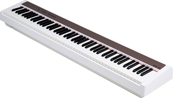open zoom image for NUX NPK-10 Portable Digital Piano, White, Action Position Back