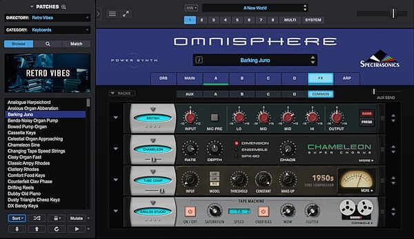 open zoom image for Spectrasonics Omnisphere 3 Software Synthesizer - Upgrade from V1 or V2, Boxed, Action Position Back