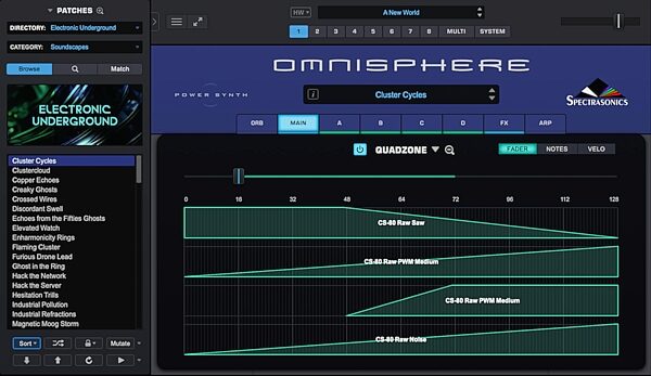 open zoom image for Spectrasonics Omnisphere 3 Software Synthesizer - Upgrade from V1 or V2, Boxed, Action Position Back