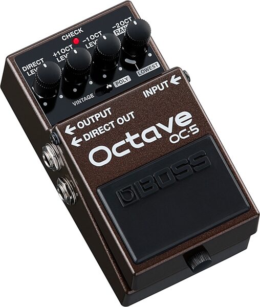 open zoom image for Boss OC-5 Octave Pedal, New, Action Position Front