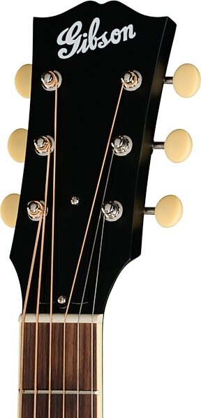 open zoom image for Gibson J-185 Century 12-Fret Acoustic Guitar (with Case), Ebony, Action Position Back