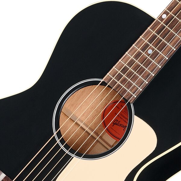 open zoom image for Gibson L-00 Century 12-Fret Acoustic Guitar (with Case), Ebony, Action Position Back