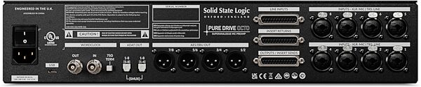 open zoom image for Solid State Logic SSL Pure Drive Octo 8-Channel Microphone Preamplifier, New, Action Position Back