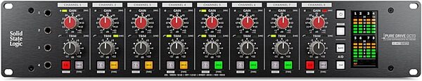 open zoom image for Solid State Logic SSL Pure Drive Octo 8-Channel Microphone Preamplifier, New, Action Position Back
