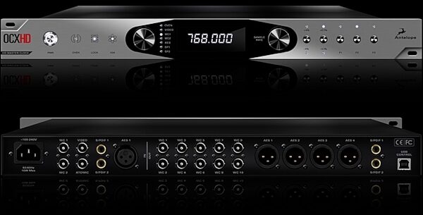 open zoom image for Antelope Audio Isochrone OCX HD 768 kHz HD Master Clock, New, View 10