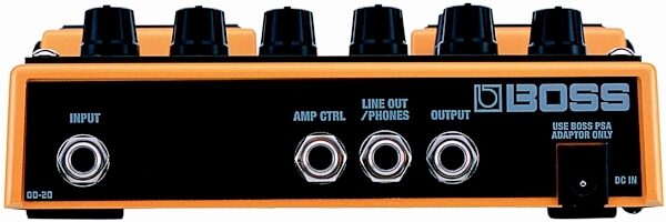 open zoom image for Boss OD-20 Drive Zone Twin Overdrive and Distortion Pedal, Rear