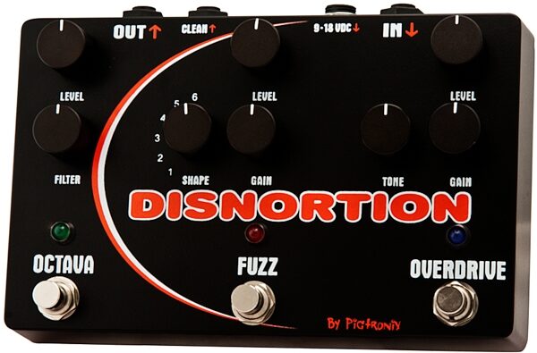 open zoom image for Pigtronix Disnortion Parallel Fuzz Overdrive and Octave Pedal, Angle