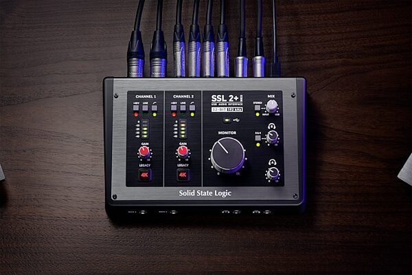 open zoom image for Solid State Logic SSL 2+ MKII 2x4 USB-C Audio Interface, New, In Use