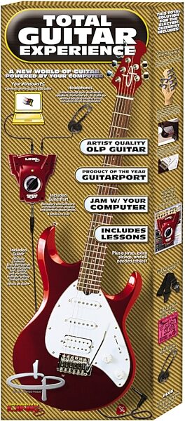 open zoom image for OLP Total Guitar Experience MM4 Electric Guitar and Line6 Guitar Port Package, Main