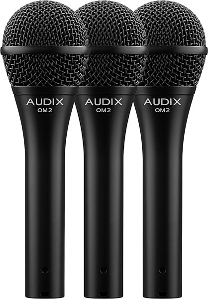 open zoom image for Audix OM2 Dynamic Cardioid Microphone, Action Position Front