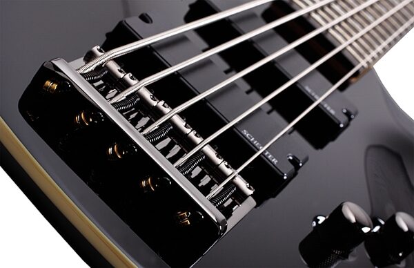 open zoom image for Schecter 2012 Omen 5 Electric Bass, Black Bridge