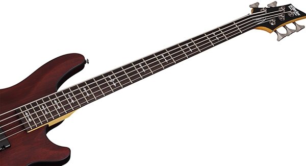 open zoom image for Schecter 2012 Omen 5 Electric Bass, Walnut Stain Neck
