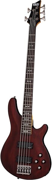 open zoom image for Schecter 2012 Omen 5 Electric Bass, Walnut Stain