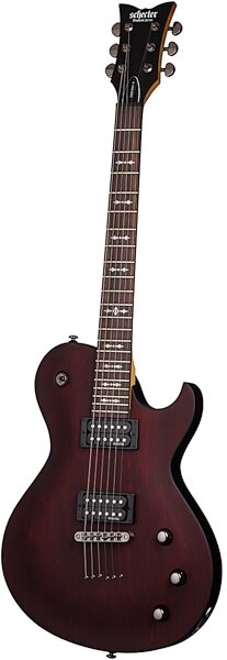 open zoom image for Schecter 2012 Omen Solo-6 Electric Guitar, Walnut Stain
