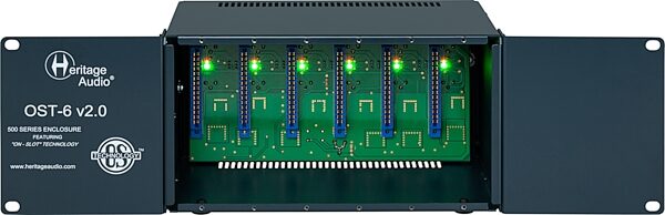 open zoom image for Heritage Audio OST-6 V2 500 Series 6-Slot Rack Case, New, Action Position Back