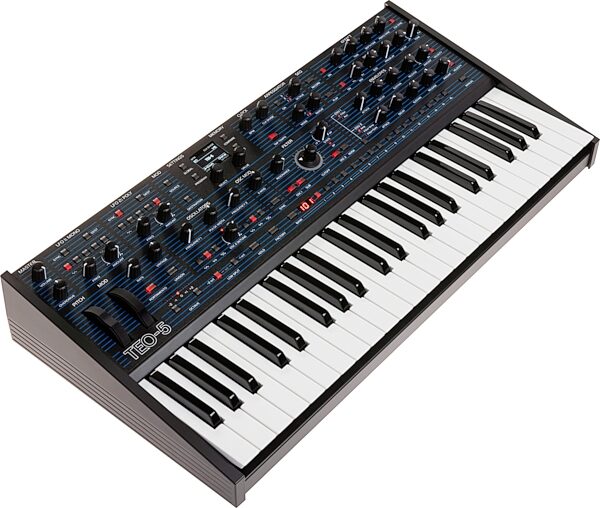 open zoom image for Oberheim TEO-5 Analog Synthesizer Keyboard, New, Action Position Back