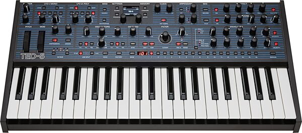 open zoom image for Oberheim TEO-5 Analog Synthesizer Keyboard, New, Action Position Back