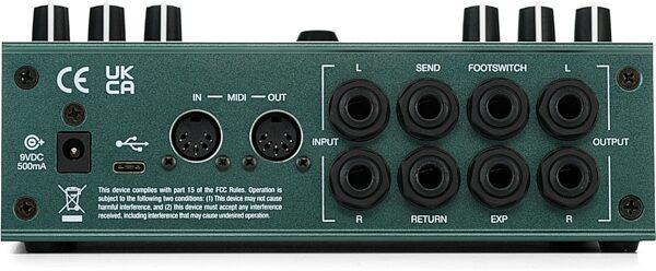 open zoom image for Electro-Harmonix Oceans Abyss Advanced Reverb Lab Pedal, New, Action Position Back
