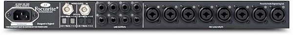 open zoom image for Focusrite OctoPre MkII Dynamic 8-Channel Microphone Preamp, Rear