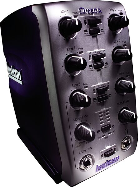 open zoom image for Lexicon Omega Studio USB Audio Interface (Macintosh and Windows), Angle View