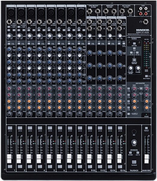 open zoom image for Mackie Onyx 1620i 16-Channel Analog Mixer with FireWire Interface, Main