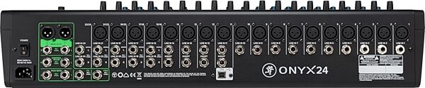 open zoom image for Mackie Onyx24 Premium Analog Mixer with Multitrack USB, New, Main Back