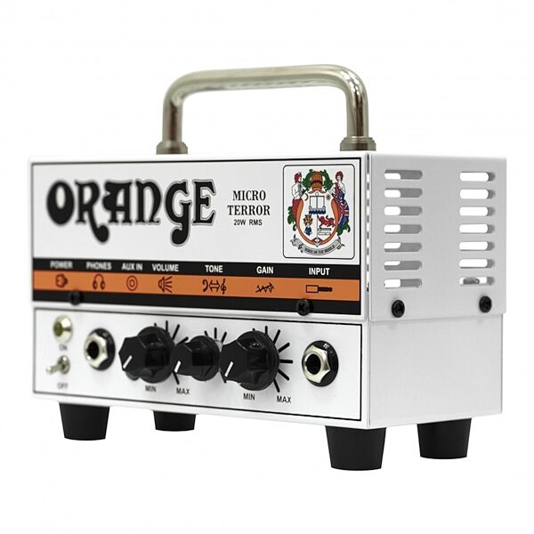 open zoom image for Orange MT20 Micro Terror Guitar Amplifier Head (20 Watts), New, Angle