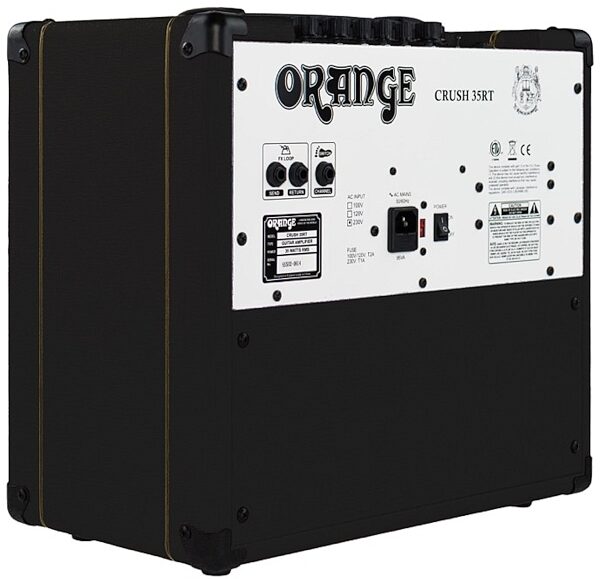 open zoom image for Orange Crush 35RT Guitar Combo Amplifier with Reverb (35 Watts, 1x10"), Black, Black Back