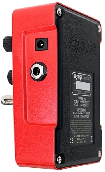 open zoom image for Orange Two Stroke Boost and Equalizer Guitar Pedal, New, Side