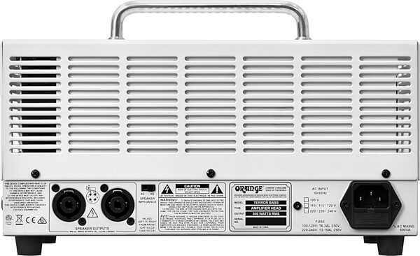 open zoom image for Orange Terror Bass Amplifier Head (500 Watts), Open Box (Like New), Action Position Back