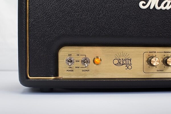open zoom image for Marshall Origin50H Guitar Amplifier Head (50 Watts), New, ve