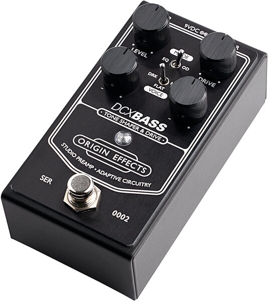 open zoom image for Origin Effects DCX Bass Preamp Pedal, Black, Action Position Front