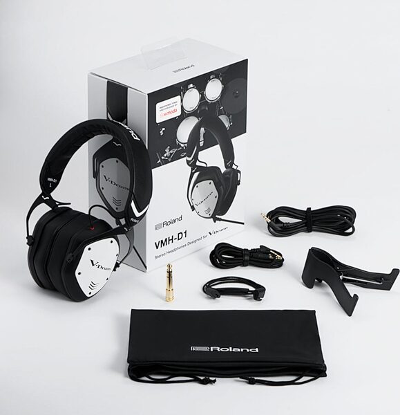 open zoom image for Roland VMH-D1 Headphones for V-Drums, Open Box (Like New), Action Position Back
