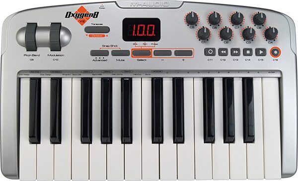 open zoom image for M-Audio Oxygen 8 v2 25-Key USB MIDI Keyboard Controller, Main