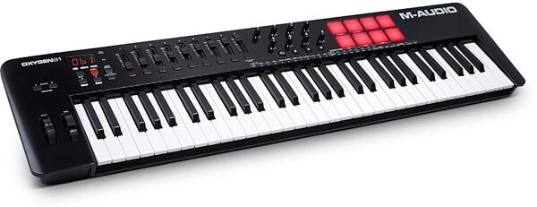 open zoom image for M-Audio Oxygen 61 MKV USB MIDI Controller, 61-Key, New, Action Position Back