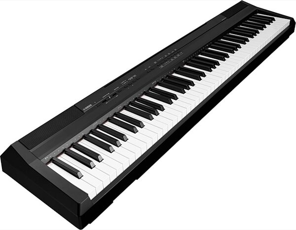 open zoom image for Yamaha P-105 Digital Piano, Black Angle